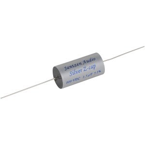 Main product image for Jantzen 0638 1.5uF 800V Silver Z-Cap Crossover Capacitor027-768